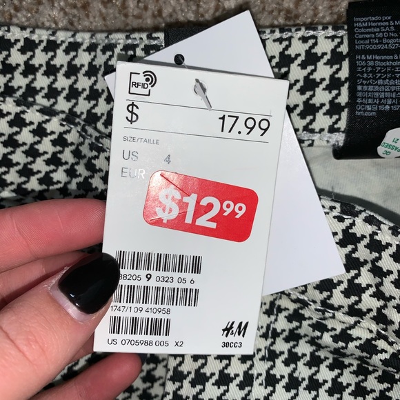Patterned Skinny H&M Pants - Picture 3 of 4